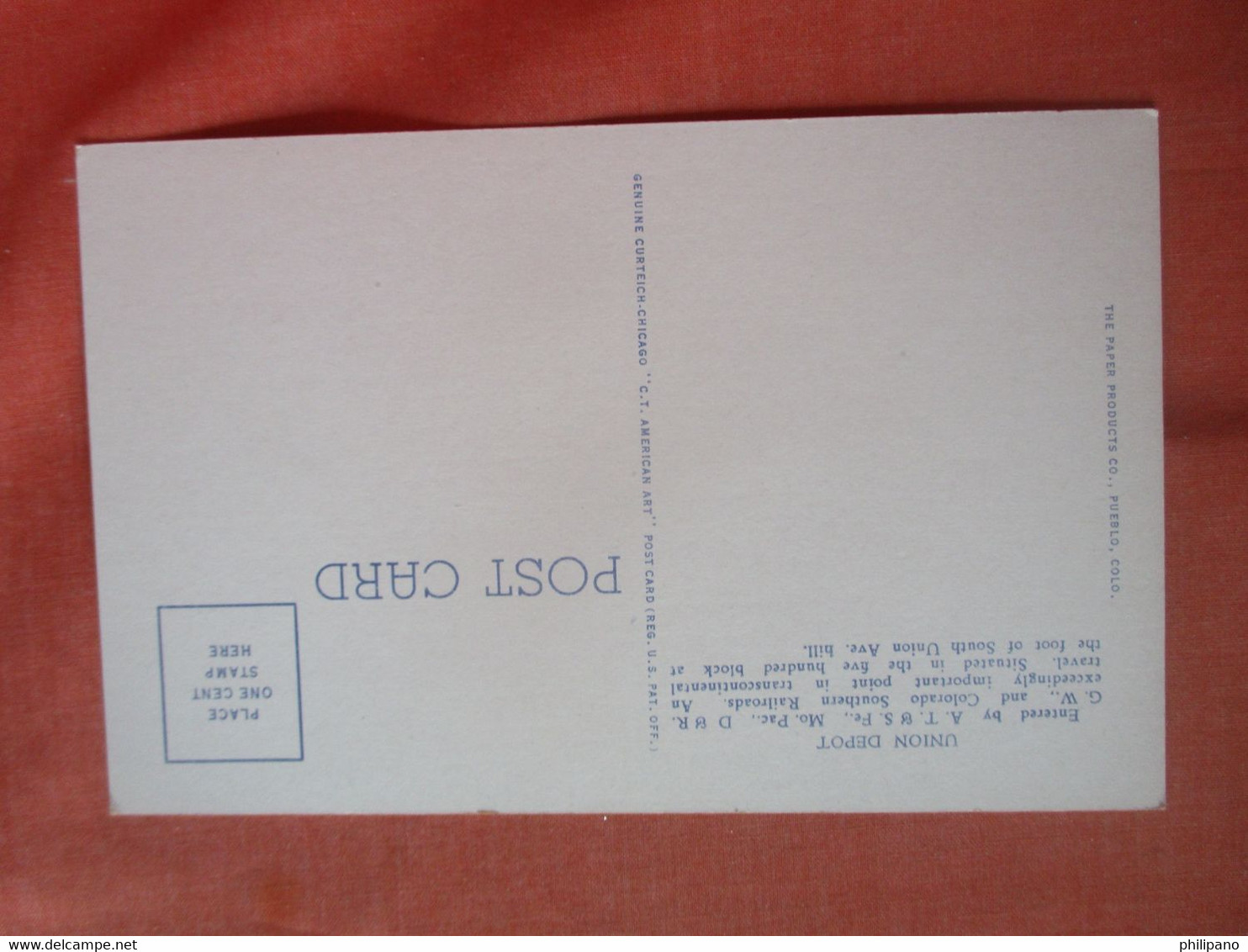Union Depot.   Pueblo - Colorado > Pueblo       Ref 5503 - Pueblo