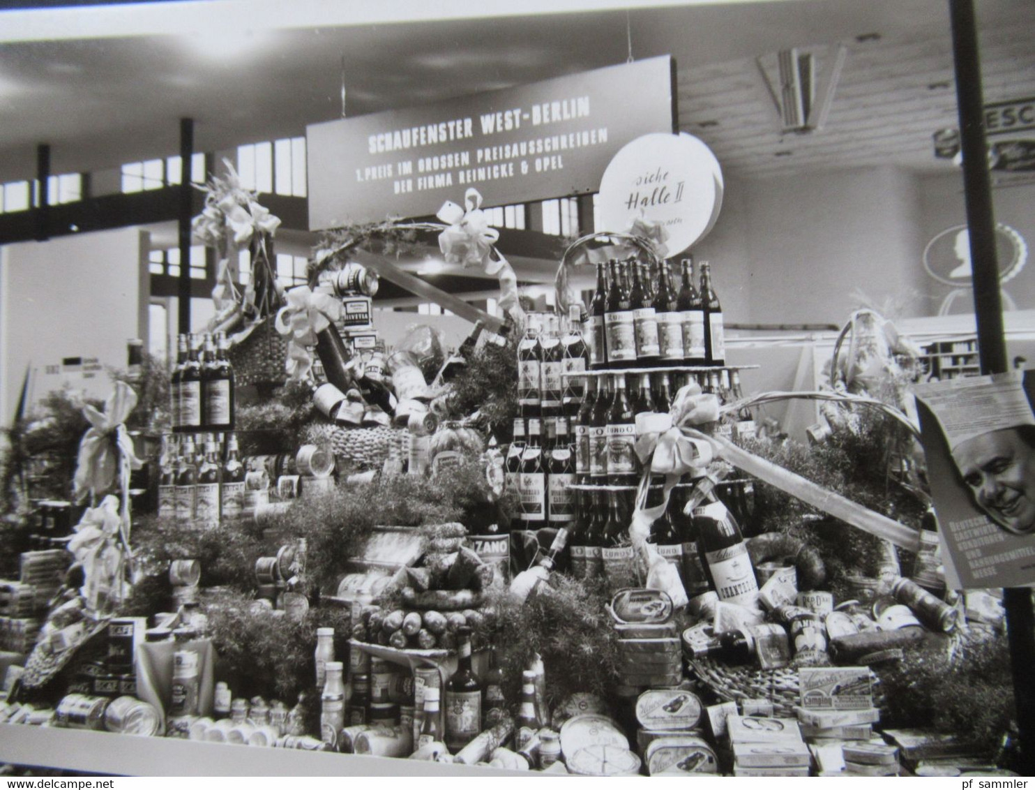 BRD 1956 Tag Der Briefmarke Nr.247 EF Auf Echtfoto AK Deutsche Gastwirts Nahrungsmittel Messe Berlin Mit Sonderstempel - Mitte