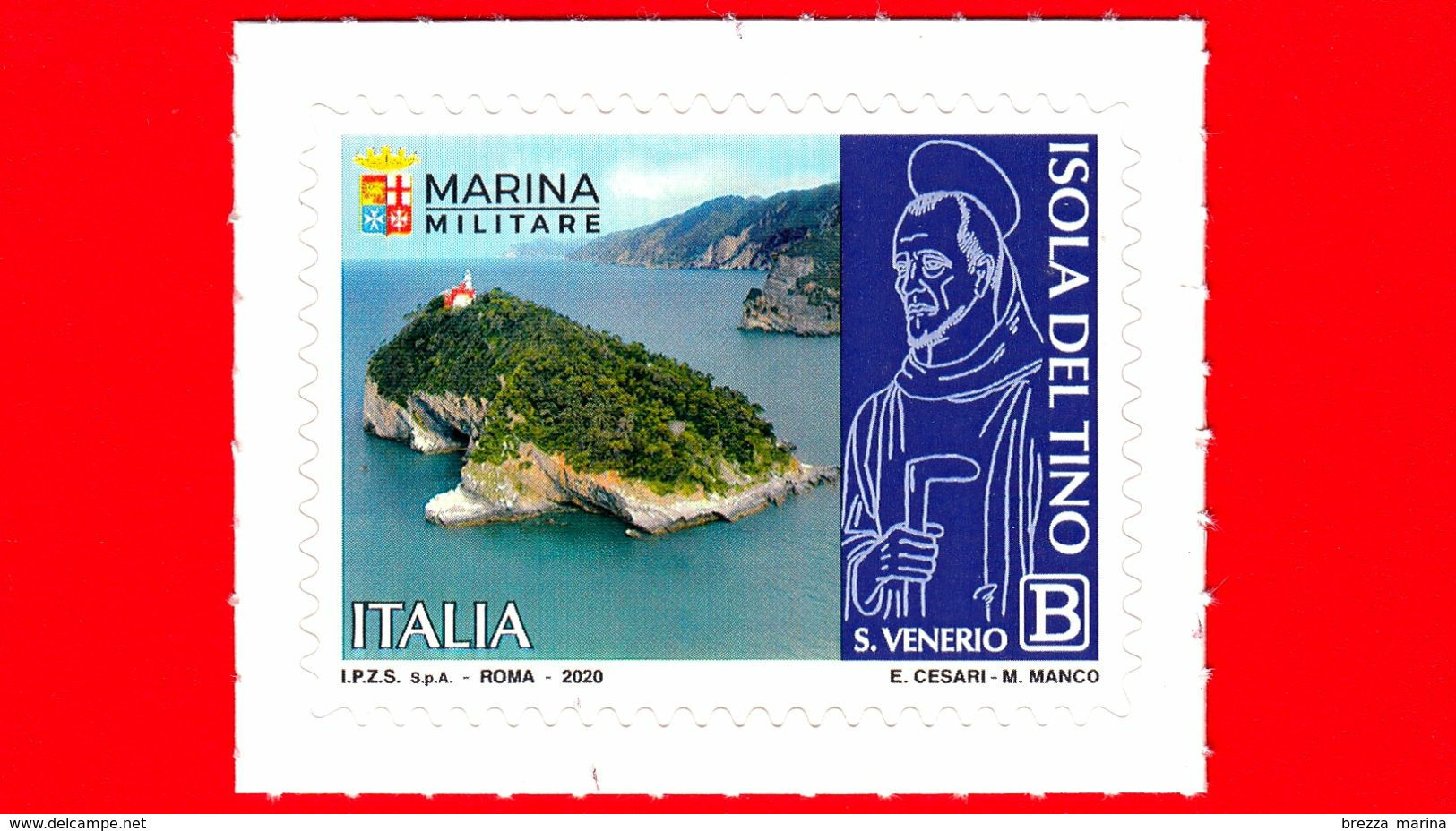 Nuovo - MNH - ITALIA - 2020 - Isola Del Tino (SP) – Marina Militare – S. Venerio – B - 2011-20:  Nuevos