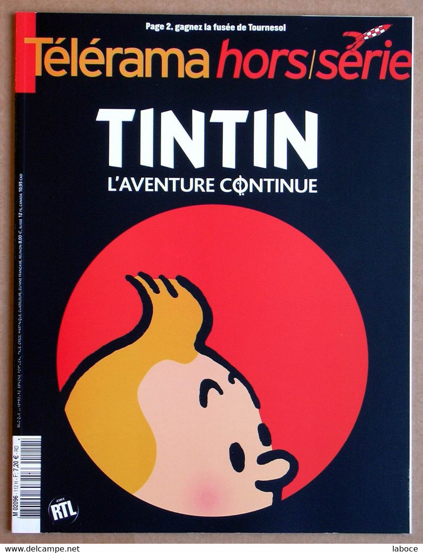 HERGE - TINTIN L'Aventure Continue TELERAMA Hors Série - Hergé