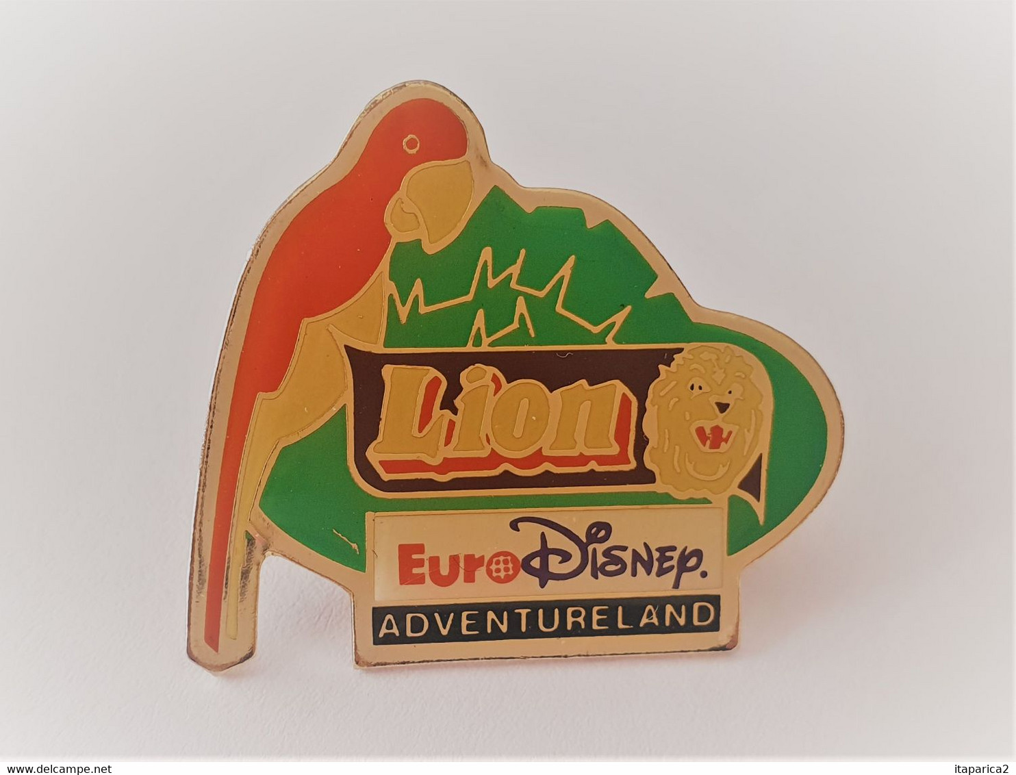 PINS EURODISNEY LION ADVENTURE LAND PERROQUET  / 33NAT - Disney