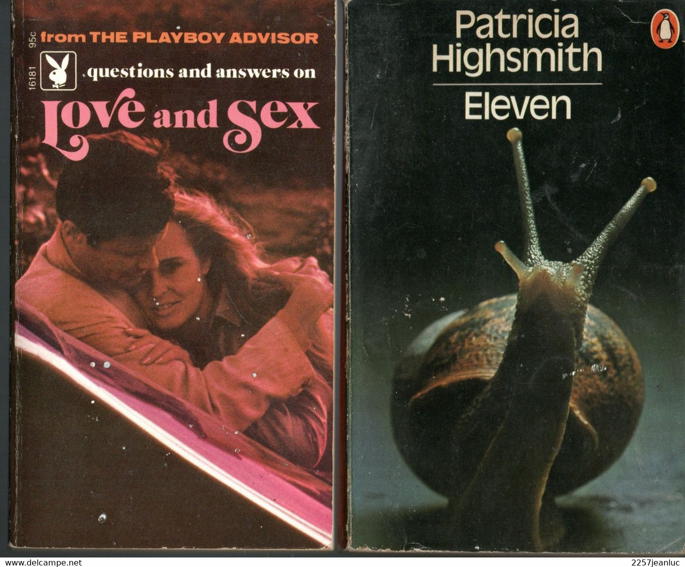 Lot 2 Romans Penguin Books * Love And Sex & Patricia Highsmith Eleven * - Autres & Non Classés