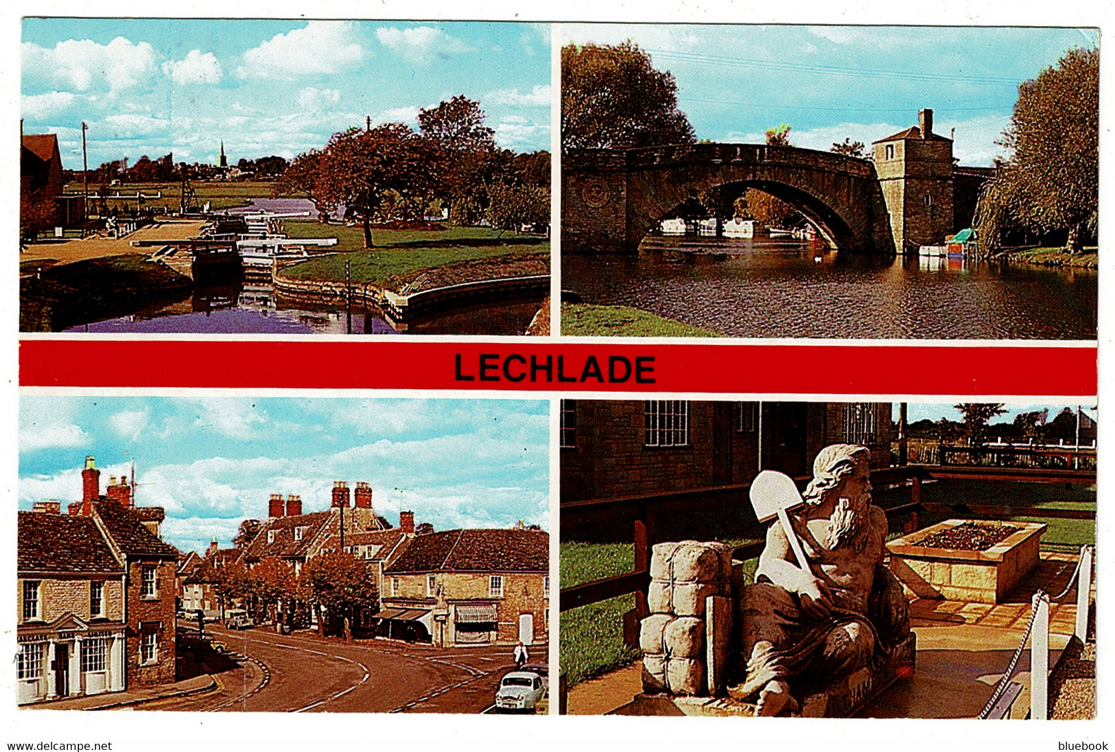 Ref 1525 - 1985 Postcard - Lechlade Gloucestershire - Cotswolds - Other & Unclassified