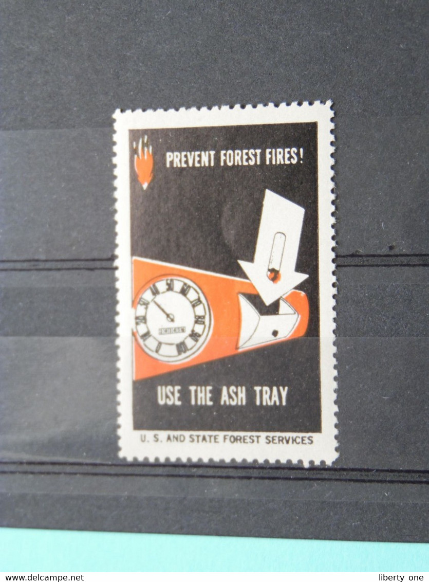 U.S. And STATE FOREST Services : PREVENT FOREST FIRES ( Sluitzegel Timbres-Vignettes Picture Stamp Verschlussmarken ) - Timbri Generalità