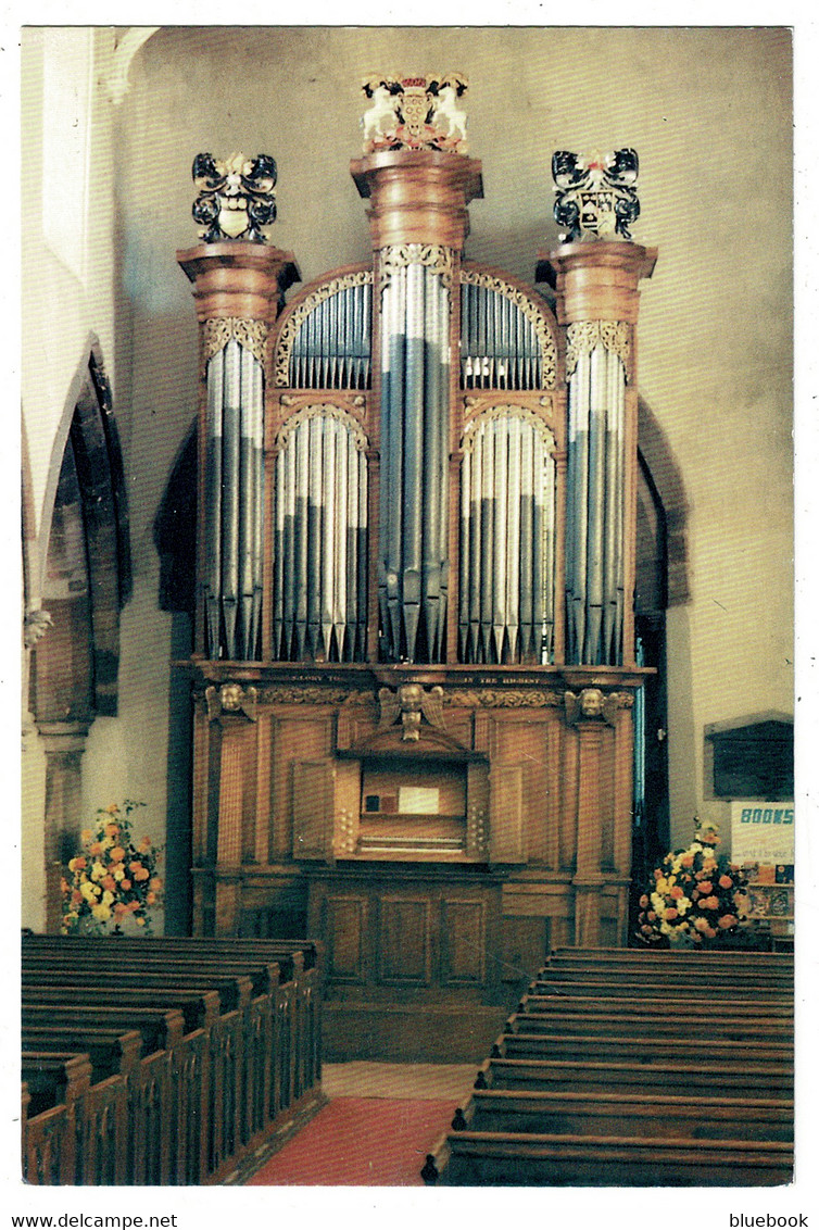 Ref 1526 - Postcard - The Famous Appleby Organ - St Lawrence's Church Appleby - Cumbria - Music Theme - Appleby-in-Westmorland