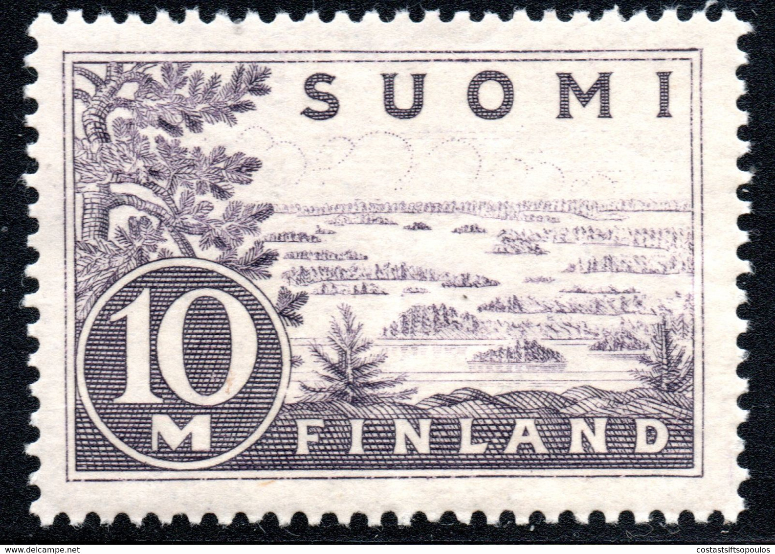 704.FINLAND.1930 10 M. #178 MNH - Unused Stamps