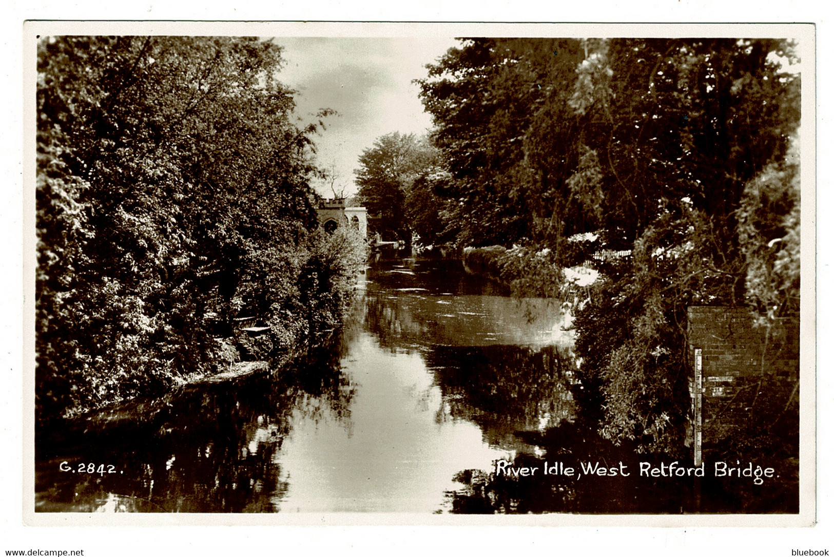 Ref  1527  -  Real Photo Postcard - River Idle - West Retford - Nottinghamshire - Altri & Non Classificati