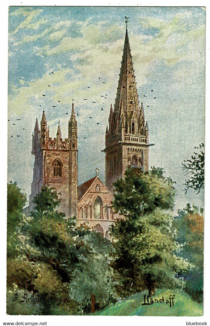 Ref  1527  -  Raphael Tuck Postcard - Llandaff Cathedral - Glamorgan Wales - Glamorgan