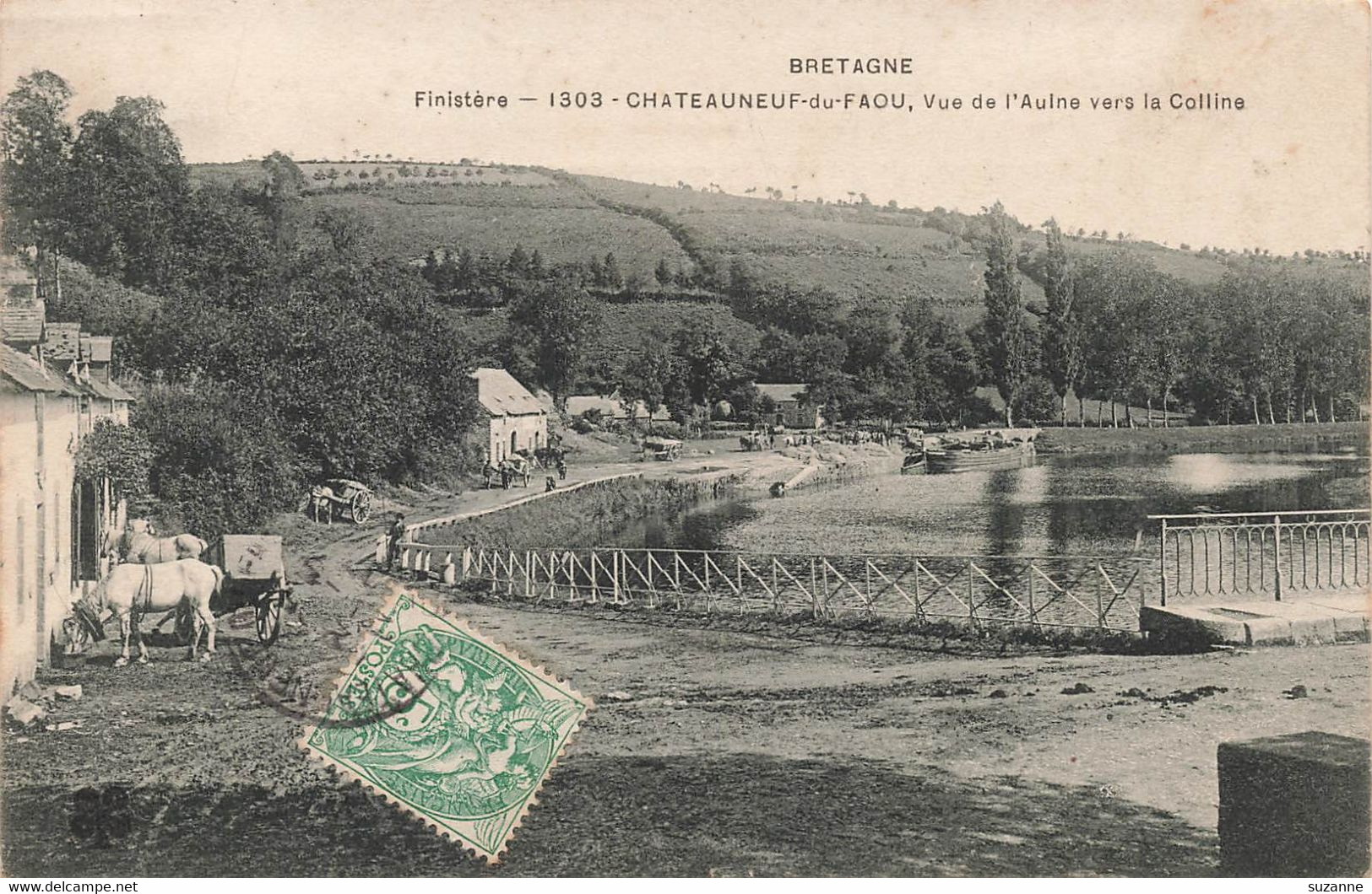CHATEAUNEUF Du FAOU - MTIL N°1303 - Vue De L'Aulne Vers La Colline - Châteauneuf-du-Faou