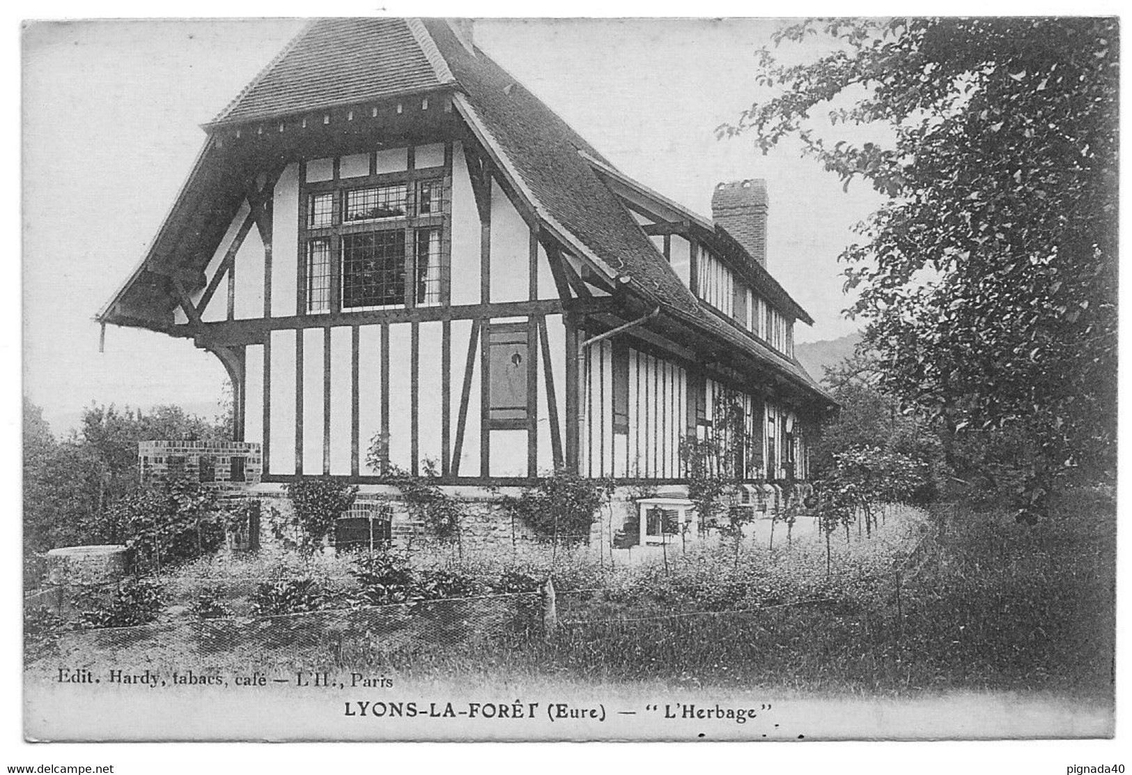 CPA, L'Herbage, Maison Normande à Lyons La Foret, Eure - Lyons-la-Forêt