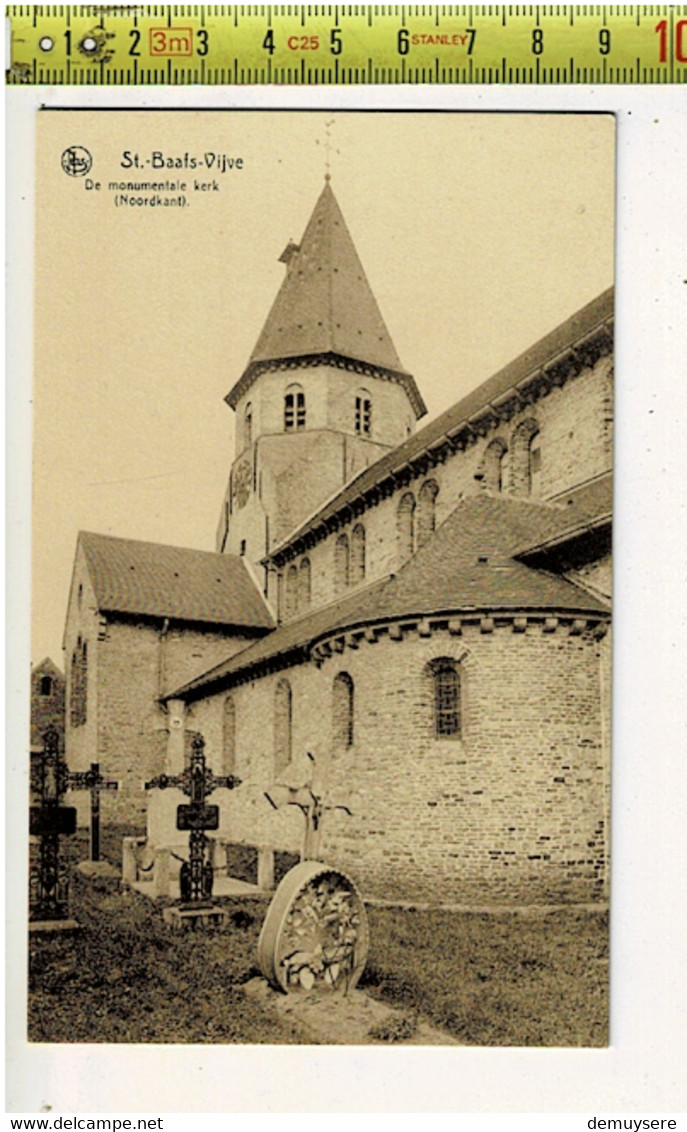 59866 - D6 - ST BAAFS-VIJVE - Wielsbeke - De Monumentale Kerk - Noordkant - Wielsbeke