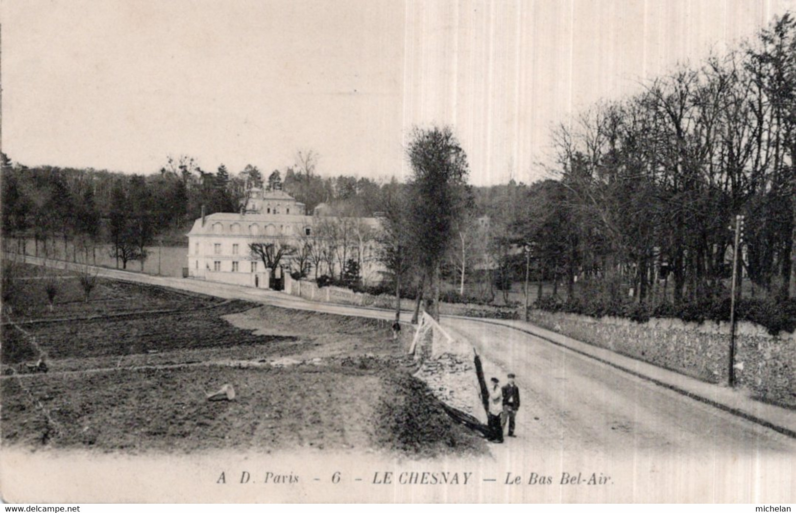 CPA   78  LE CHESNAY---LE BAS  BEL-AIR - Le Chesnay