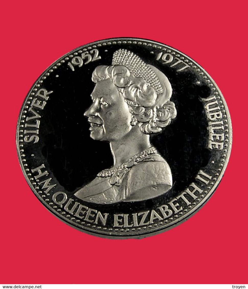 Silver Jubilée - 25 Ans - 1977 - Angleterre - Argent  -  Sup - - Royal/Of Nobility