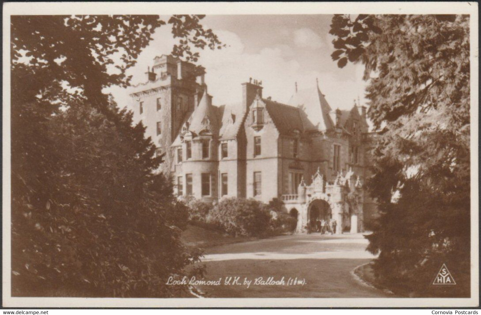 Loch Lomond Youth Hostel By Balloch, Dunbartonshire, C.1930s - SYHA RP Postcard - Dunbartonshire
