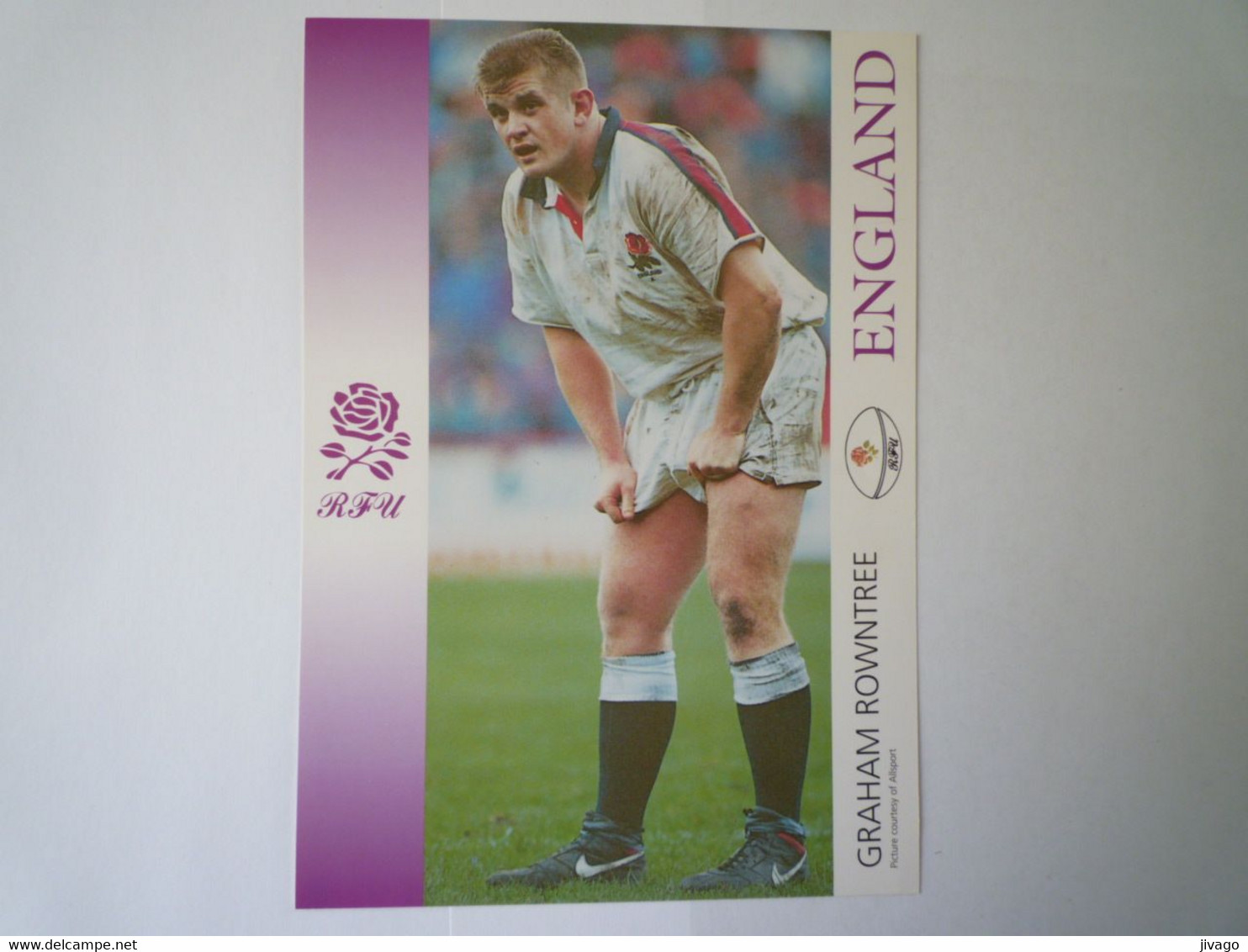 2022 - 1048  RUGBY  :  GRAHAM ROWNTREE  (format 21 X 15cm)   XXX - Rugby