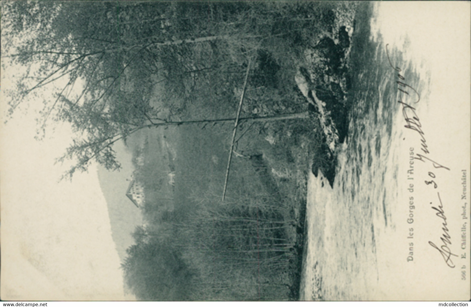 CH COUVET / Dans Les Gorges De L'Areuse / - Couvet