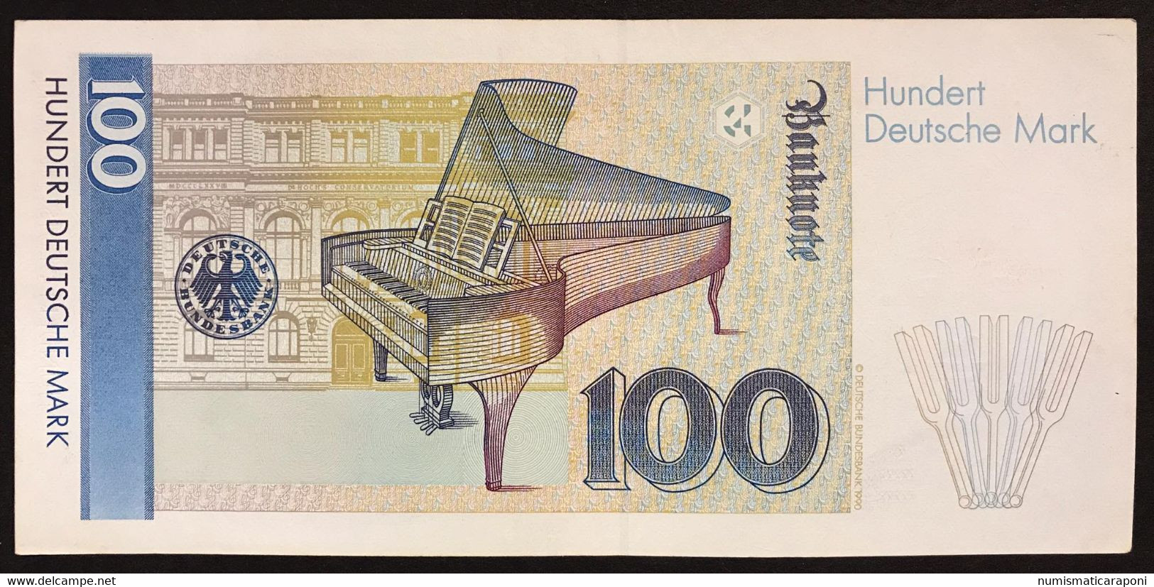 GERMANIA ALEMANIA GERMANY 100 MARK 1989 PICK#41 Sup/q.fds  LOTTO 3790 - 100 Deutsche Mark