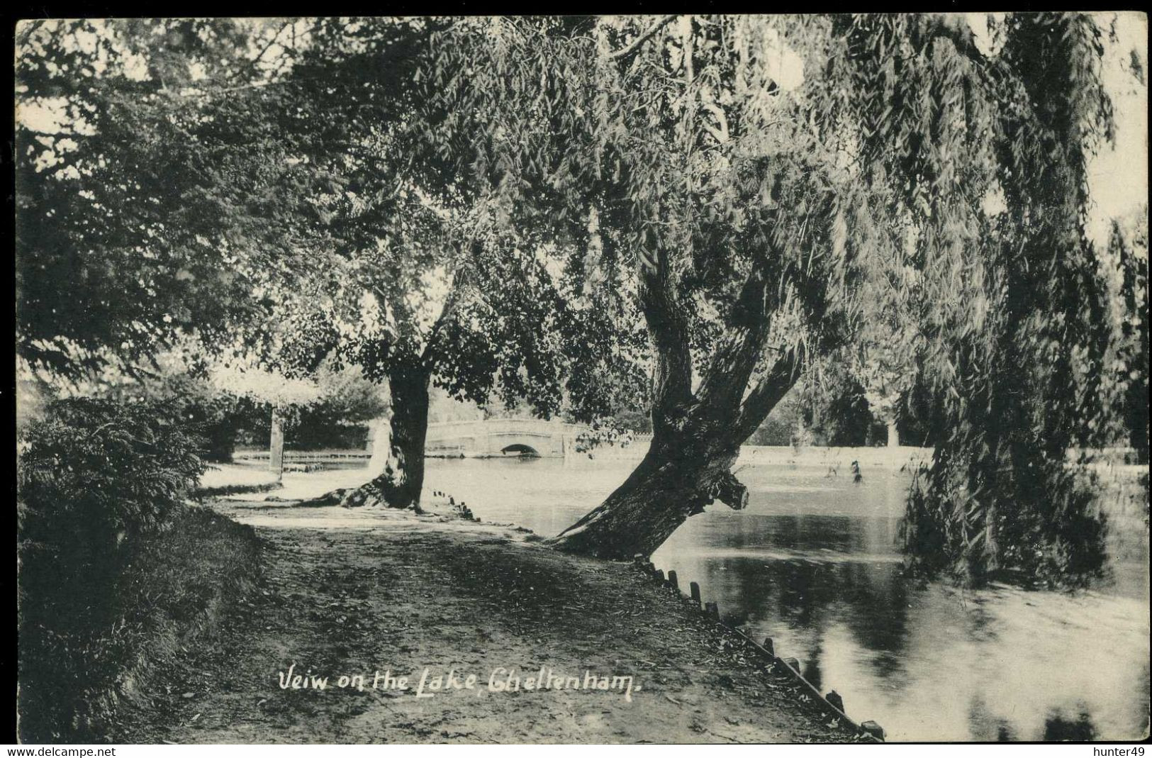 Cheltenham View On The Lake 1919 HW Gill - Cheltenham