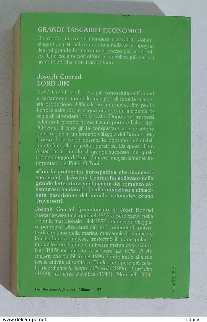 I103674 V Joseph Conrad - Lord Jim - Newton 1991 - Azione E Avventura