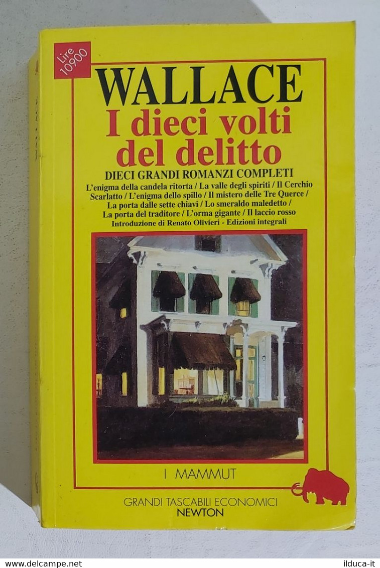 I103682 V Edgar Wallace - I Dieci Volti Del Delitto - Newton Mammut 1995 - Policíacos Y Suspenso