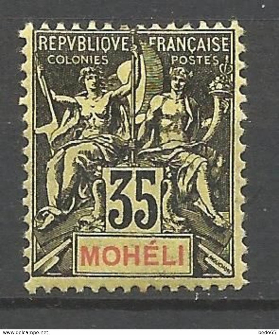 MOHELI  N° 9 NEUF* TRACE DE CHARNIERE / MH - Unused Stamps