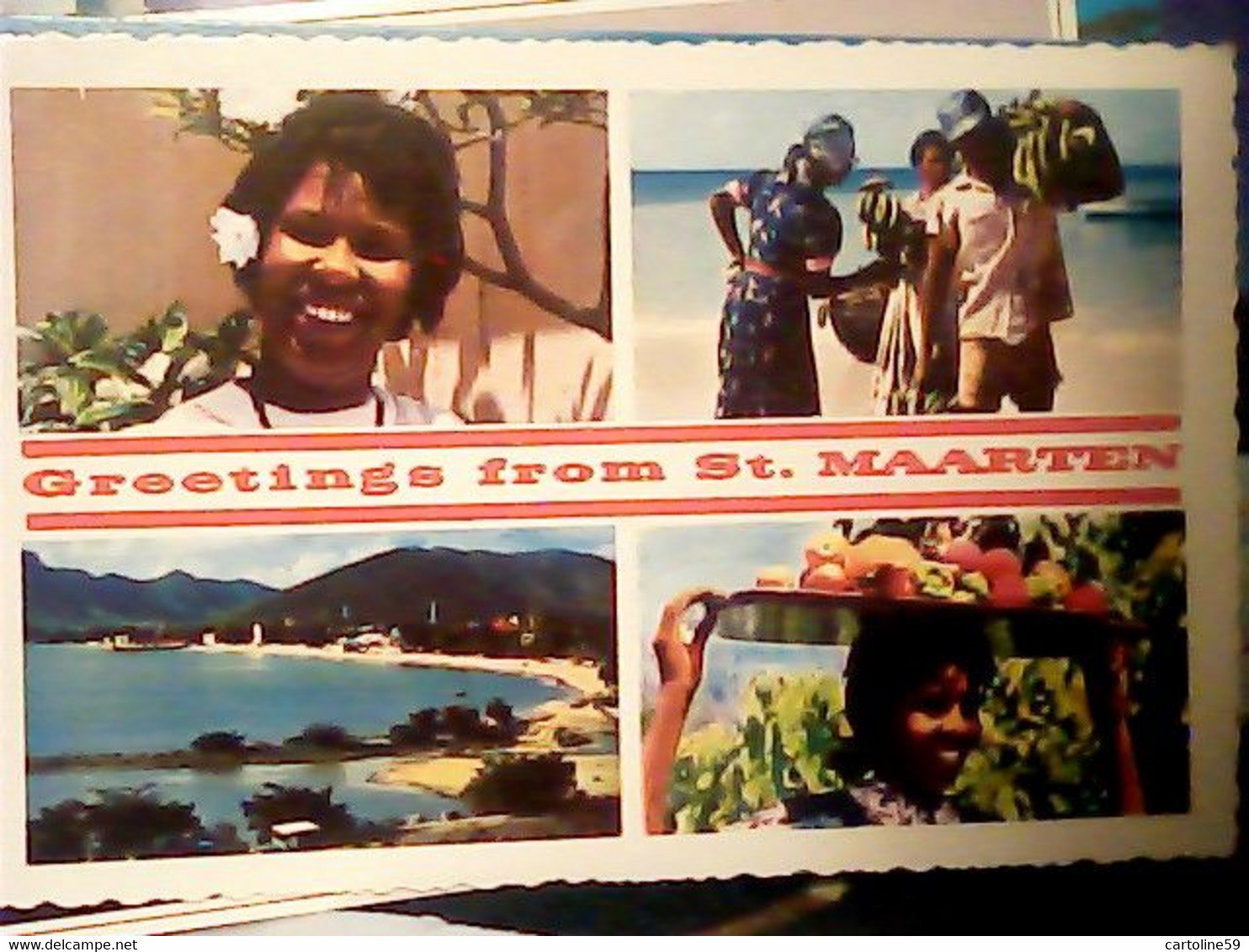 ANTILLE  Greetings From Saint Maarten VUES N1975 IO5927 - Saint-Martin