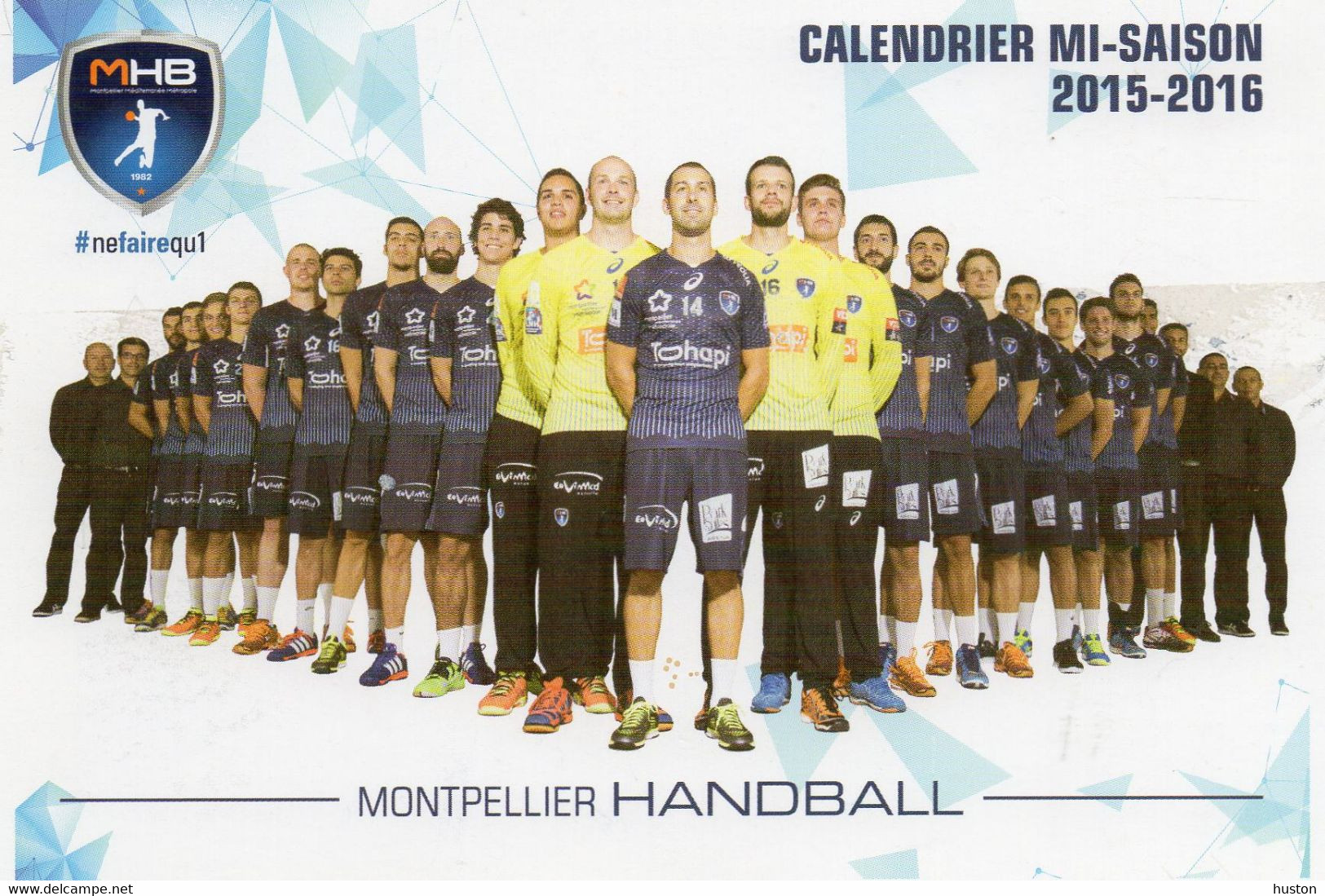 MONTPELLIER HANDBALL - Calendrier Mi-Saison 2015-2016 - Handbal