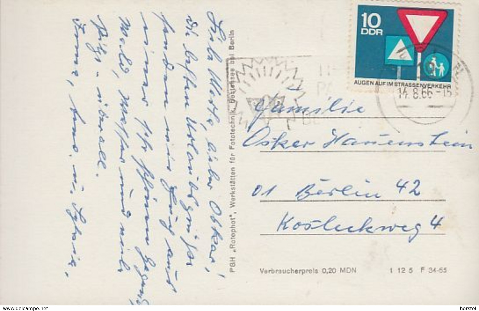 D-15746 Großköris - Kleinköris - Alte Ansichten - Nice Stamp (1966) - Königs-Wusterhausen