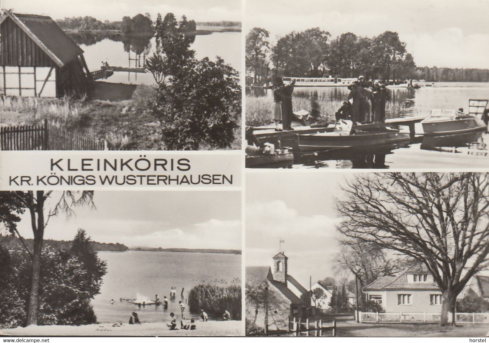 D-15746 Großköris- Kleinköris - Alte Ansichten - Bootsanleger - Nice Stamp - Königs-Wusterhausen