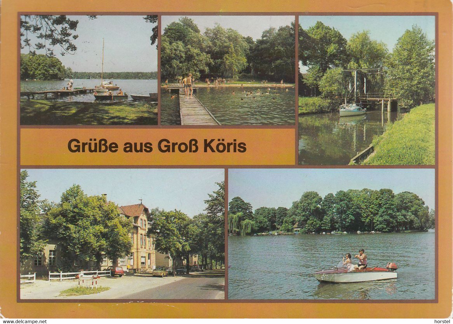 D-15746 Großköris - Zugbrücke über Den Moddergraben -  Freibad - Hafen -nice Stamp - Königs-Wusterhausen