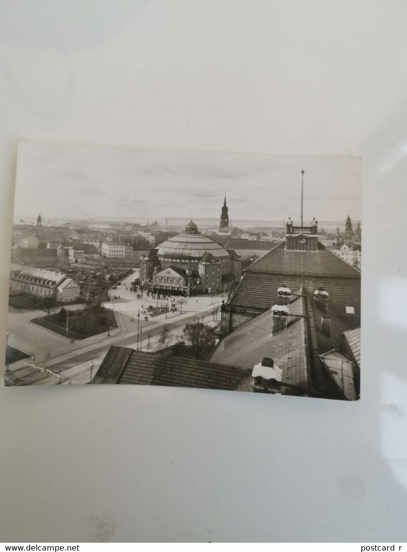 Dresden Blick Zum Carolaplatz Mit Zirkusgebäude  C9 - Dresden