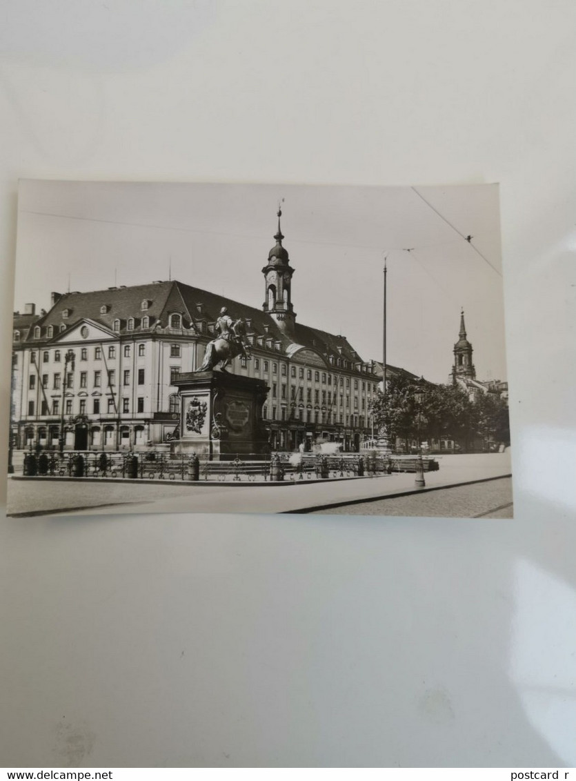 Dresden Neustädter Rathaus Und Denkmal C9 - Dresden