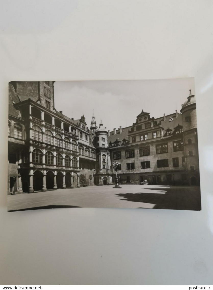 Former Royal Residence,large Forecourt On The Left The Balcony Of The Moritzbau,erected Between 1548/554; Recon. 1896 C9 - Dresden