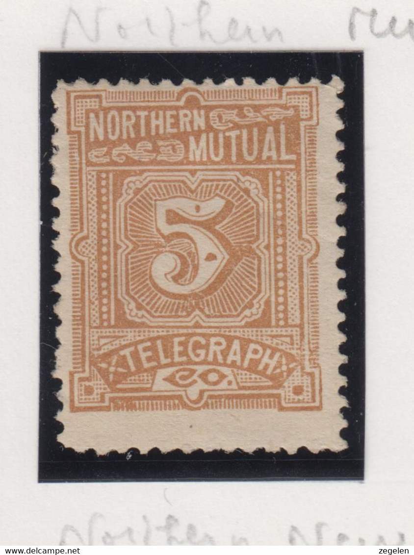 Verenigde Staten Scott-cat. Telegraph Stamps: Northern Mutual Telegraph Company 11T1 - Telegraph Stamps