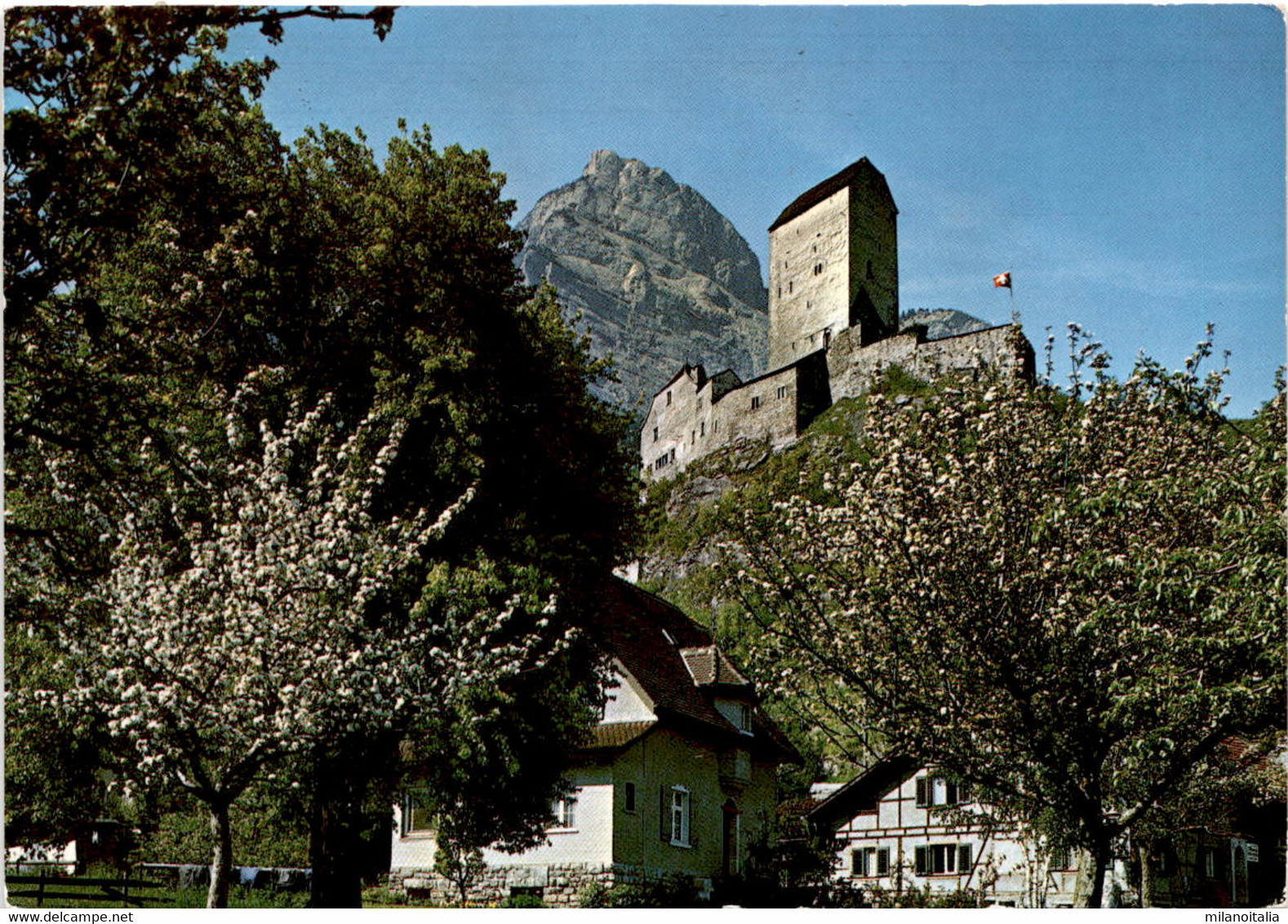 Schloß Sargans Mit Gonzen (2211) - Sargans