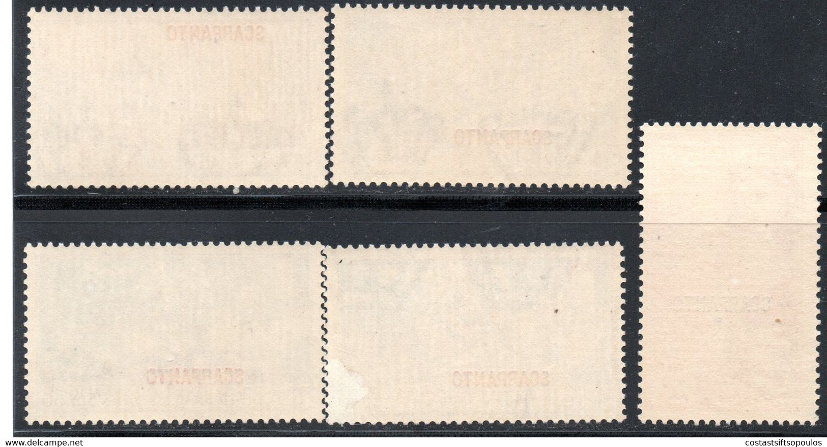 711.GREECE.ITALY,DODECANESE.1930 FERRUCCI.SCARPANTO,KARPATHOS,# 59-63 MNH (1.25 L. #62 GUM BLEMISH) - Dodecanese