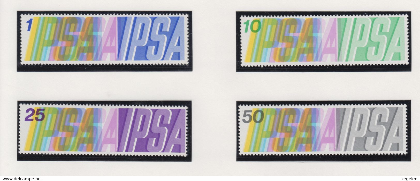 Verenigde Staten Scott-cat. Locale Post IPSA Set Van 4 MNH ** - Lokale Post