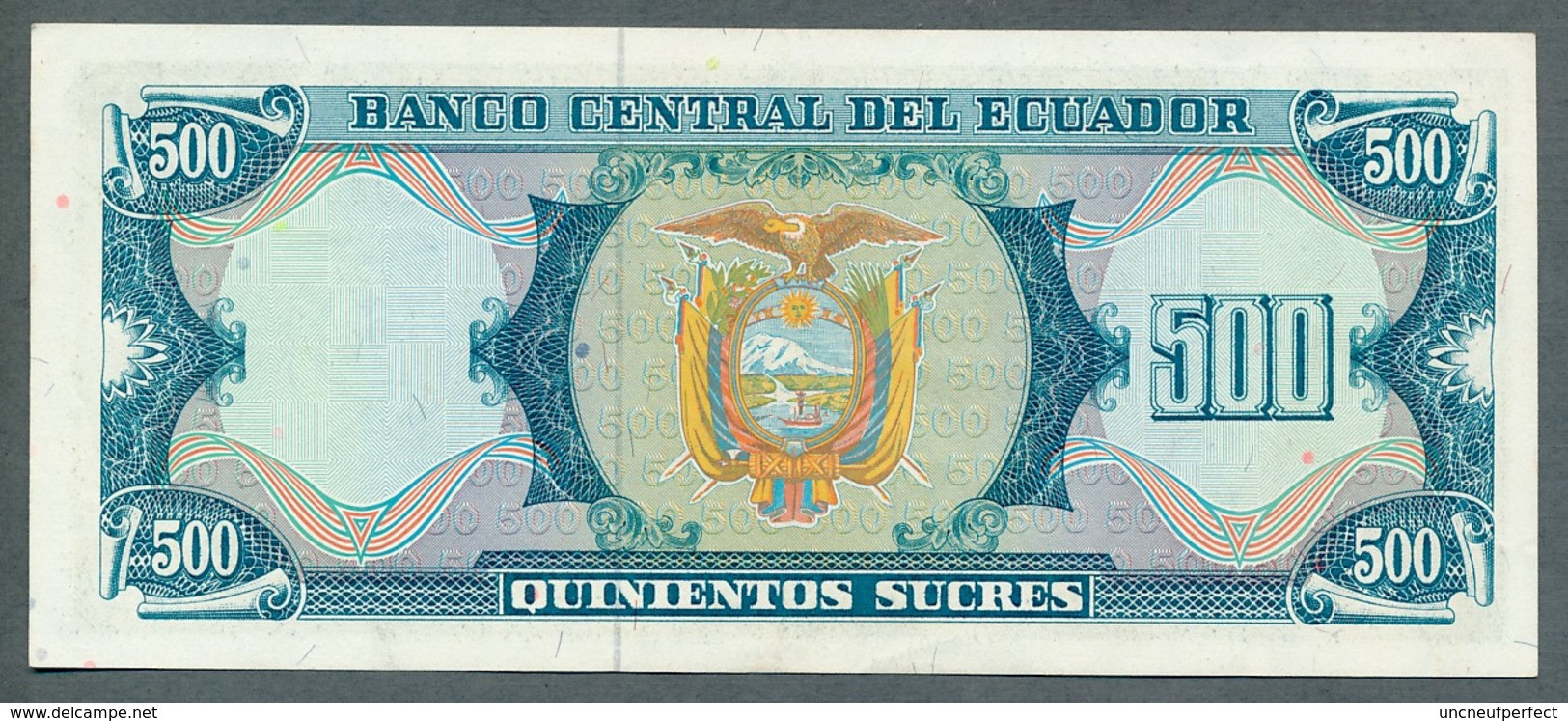 P 124a - 500 SUCRES - 08/06/1988 -  Série GZ UNC N° 02039182 - Equateur