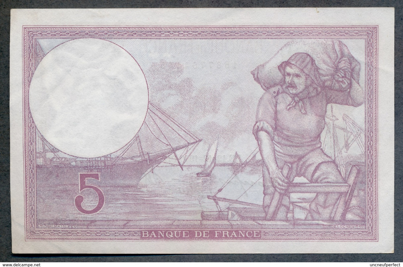 5 Francs 12.12.1940 SUP+   Fay04-17 - 5 F 1917-1940 ''Violet''