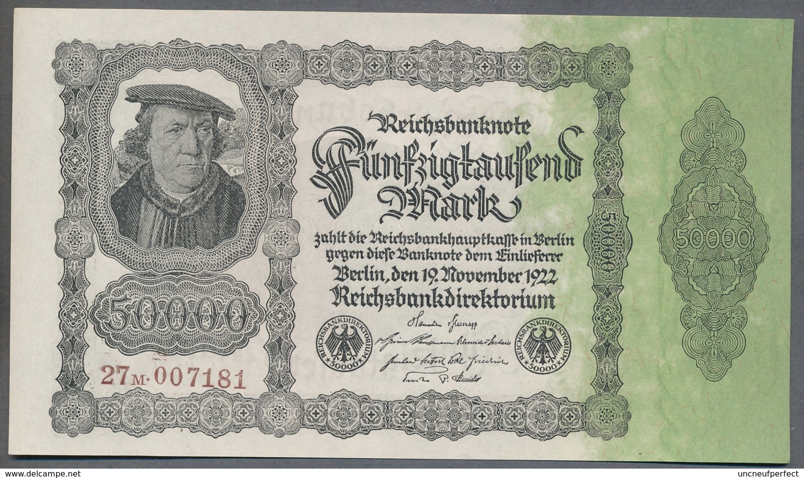 P79 Ro79d DEU-90d  - 50 000 Mark Impression Privée  UNC NEUF - 50.000 Mark