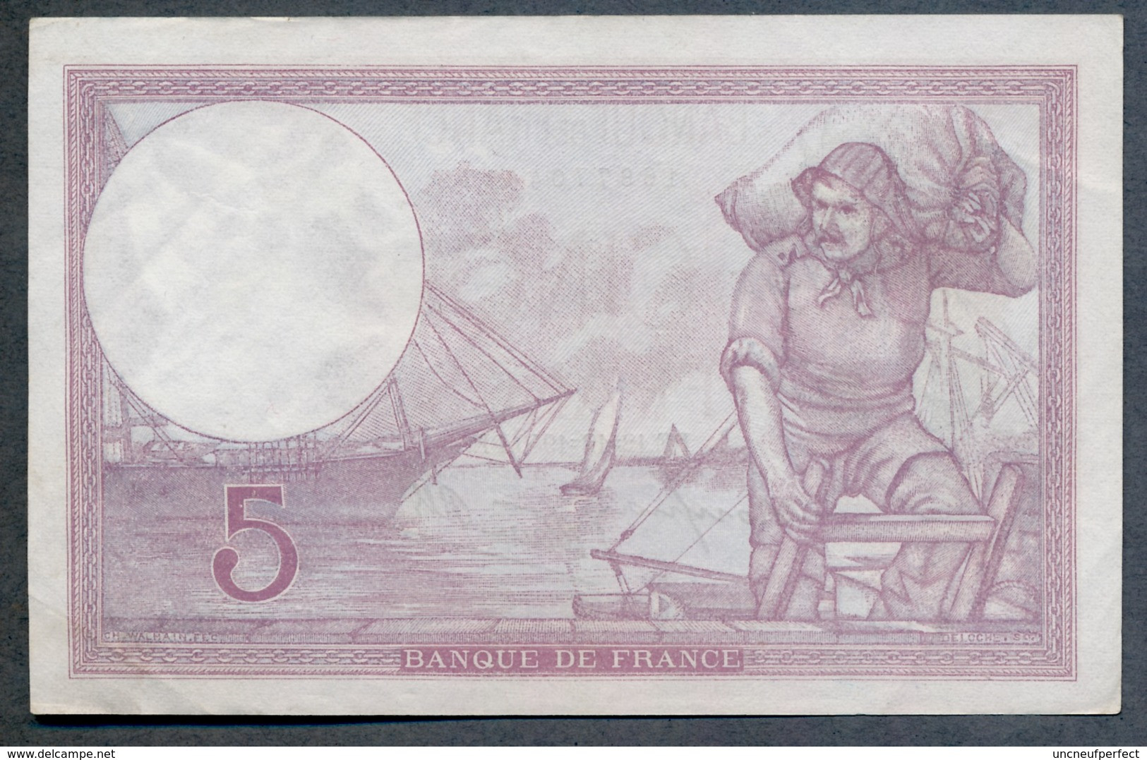 5 Francs 12.12.1940 SUP+   Fay04-17 - 5 F 1917-1940 ''Violet''