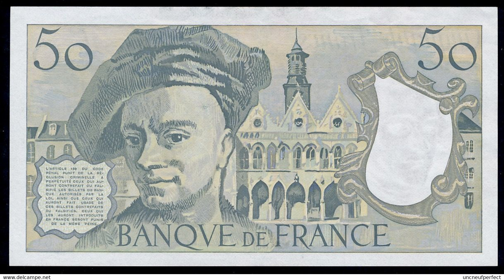 50 Francs Fayette F.76 (16) 1990 SPL - 50 F 1976-1992 ''quentin De La Tour''