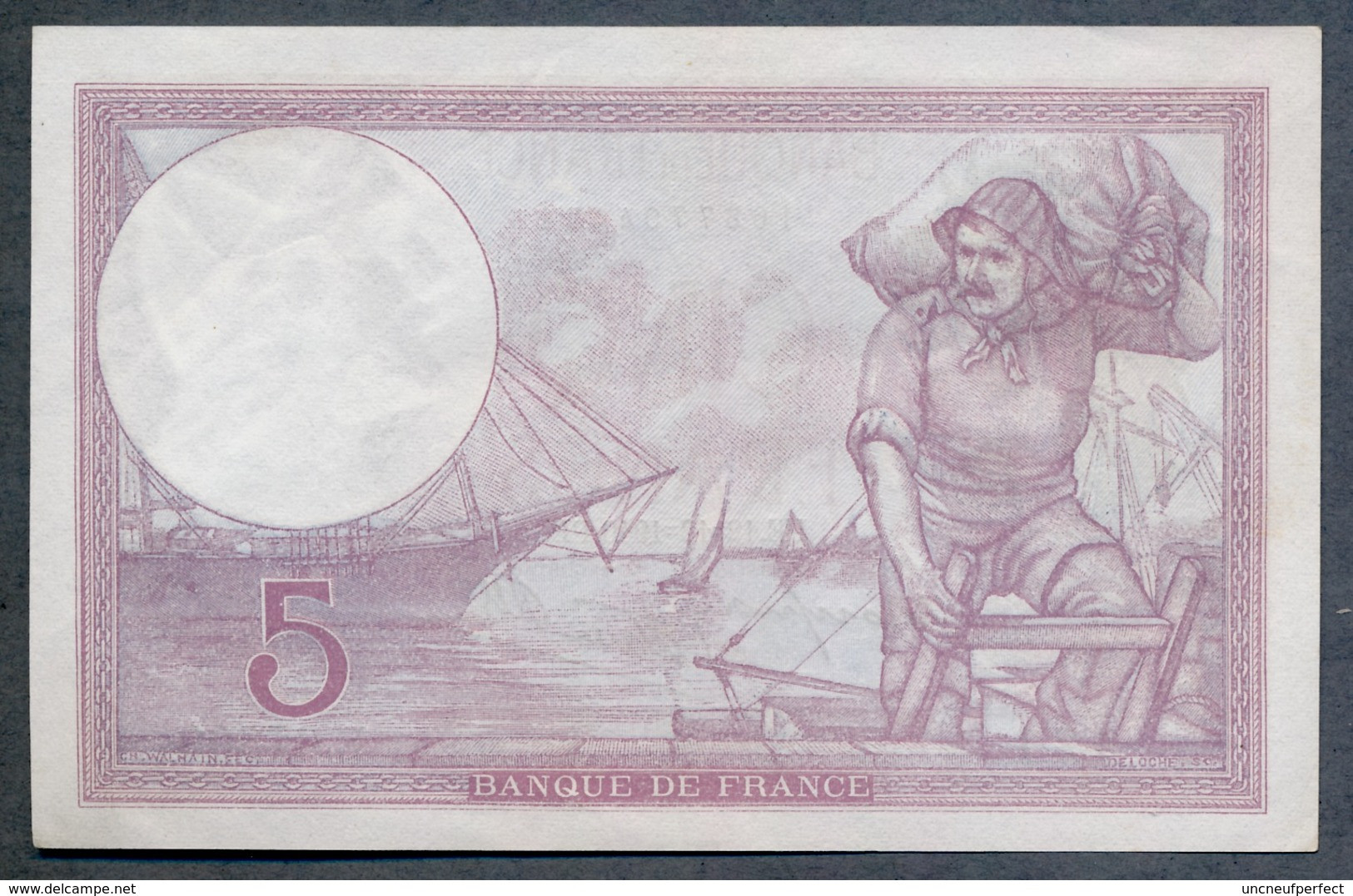 5 Francs 12.12.1940 SUP+   Fay04-17 - 5 F 1917-1940 ''Violet''