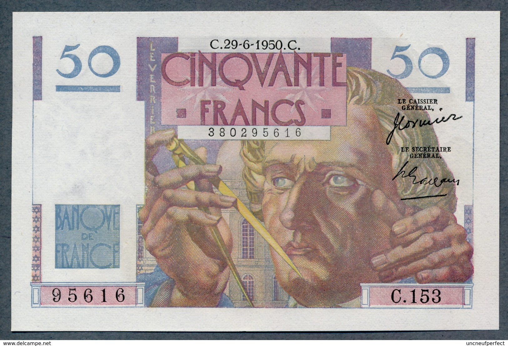 France 50 Francs Le Verrier  29/06/1950 SPL+ - 50 F 1946-1951 ''Le Verrier''