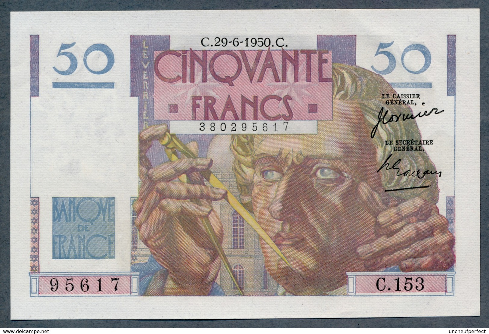 France 50 Francs Le Verrier  29/06/1950 SPL+ - 50 F 1946-1951 ''Le Verrier''