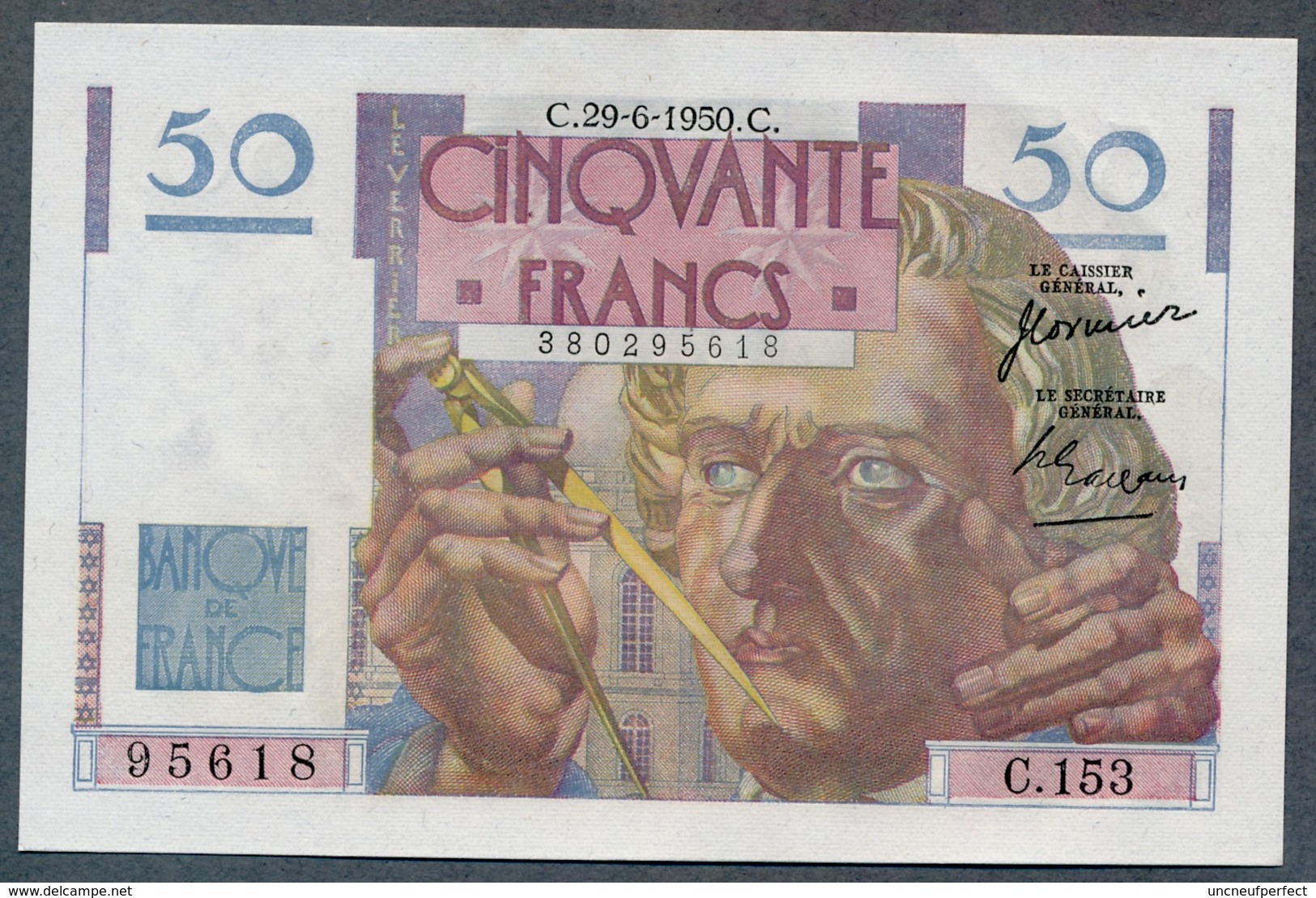 France 50 Francs Le Verrier  29/06/1950 SPL+ - 50 F 1946-1951 ''Le Verrier''