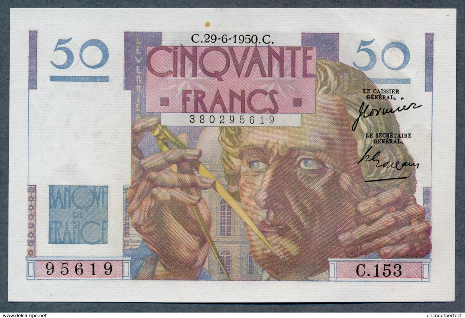 France 50 Francs Le Verrier  29/06/1950 SPL+ - 50 F 1946-1951 ''Le Verrier''