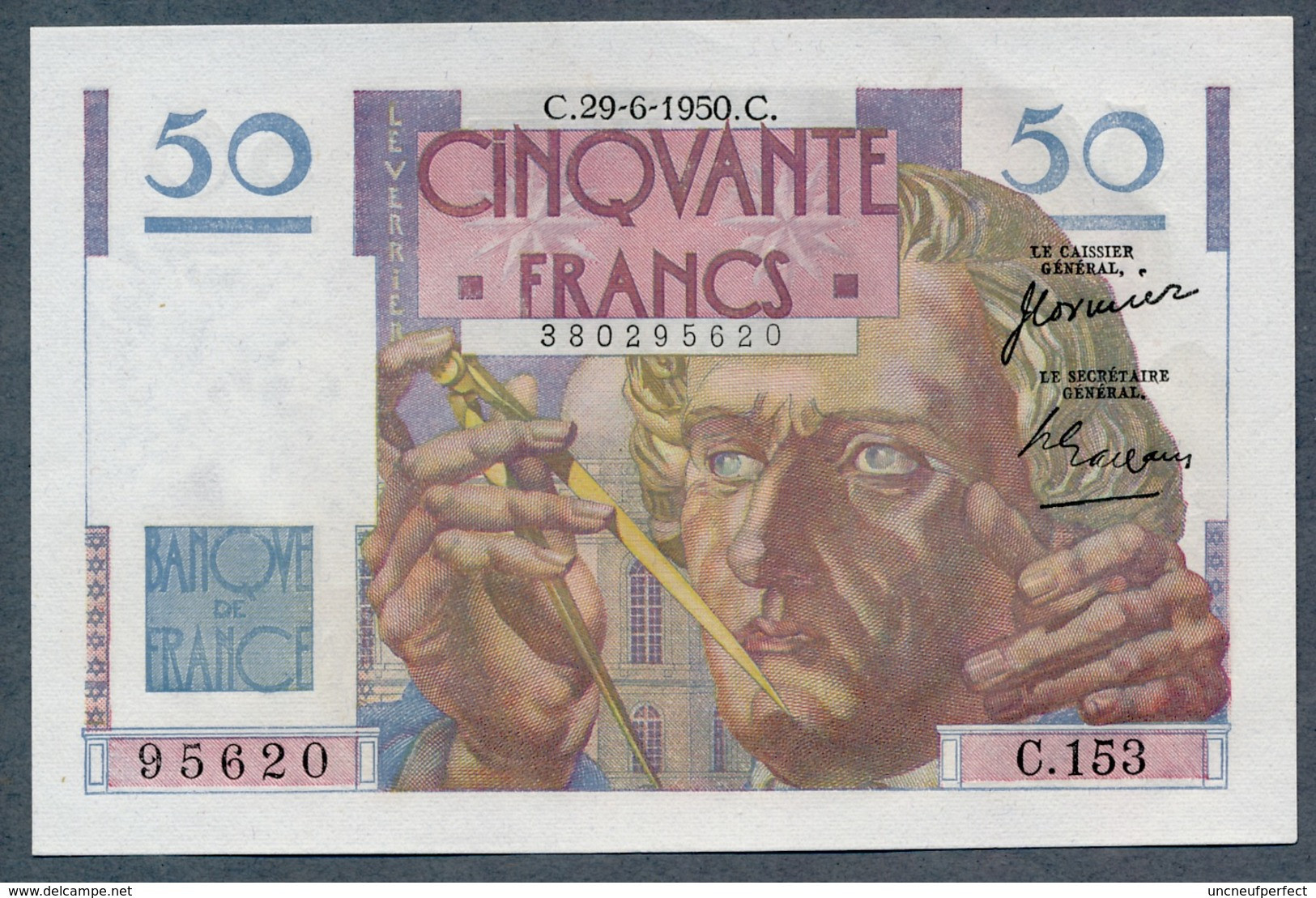 France 50 Francs Le Verrier  29/06/1950 SPL+ - 50 F 1946-1951 ''Le Verrier''