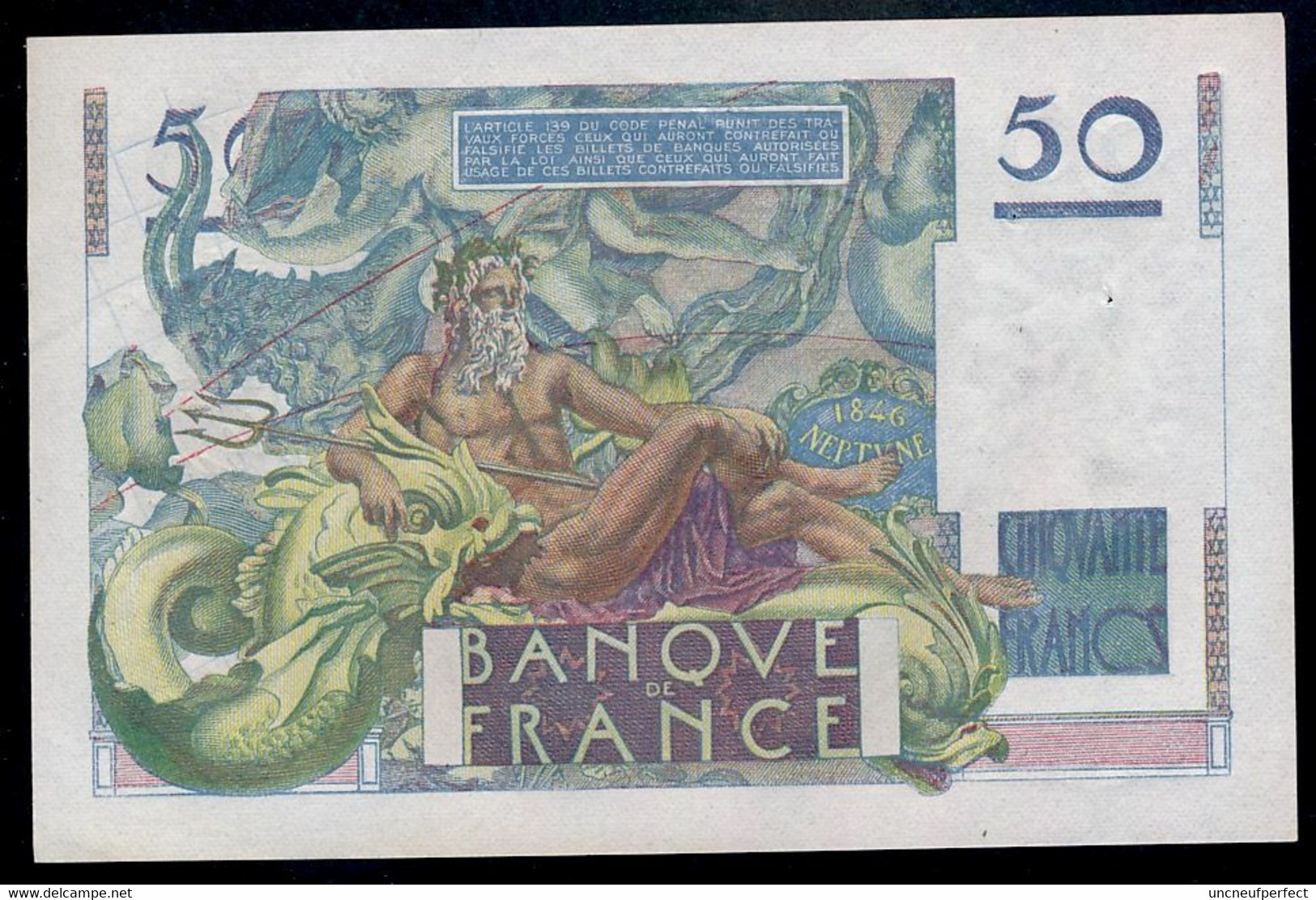 France 50 Francs Le Verrier  24-08-1950 SPL - 50 F 1946-1951 ''Le Verrier''