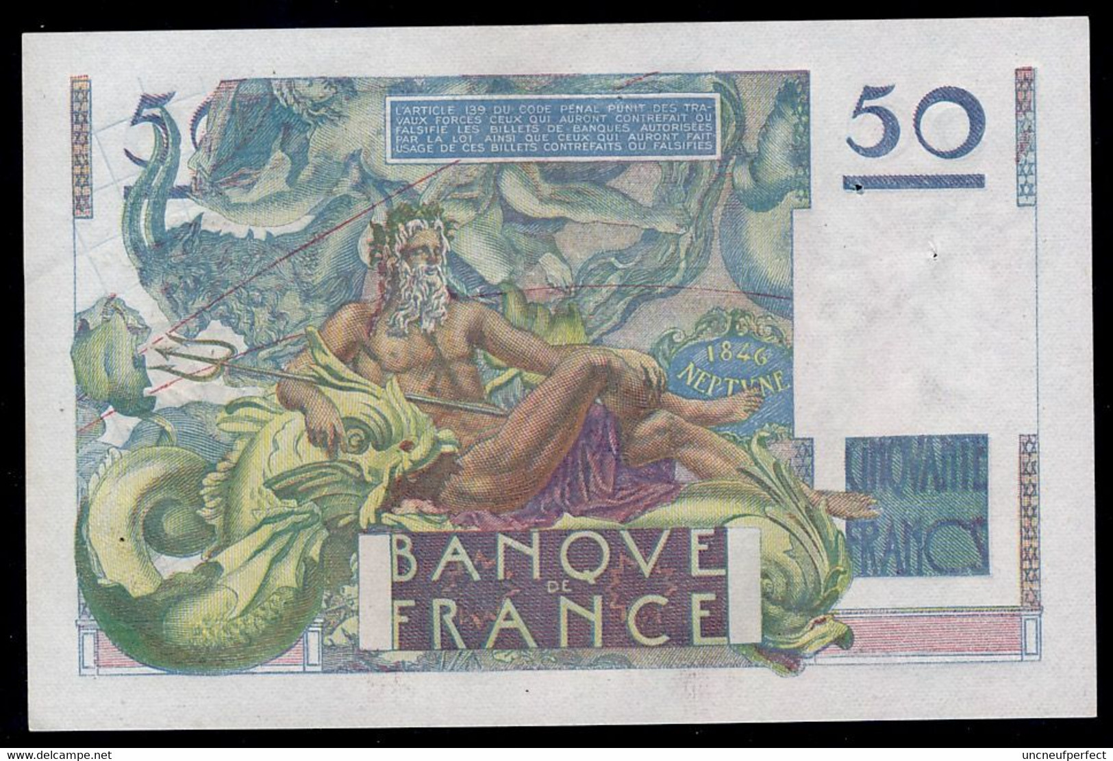 France 50 Francs Le Verrier 24-08-1950 SPL - 50 F 1946-1951 ''Le Verrier''